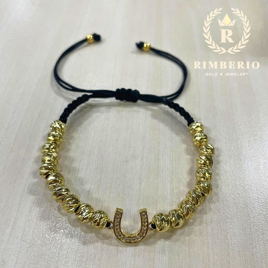 Pulsera Oro 18k laminado Herradura