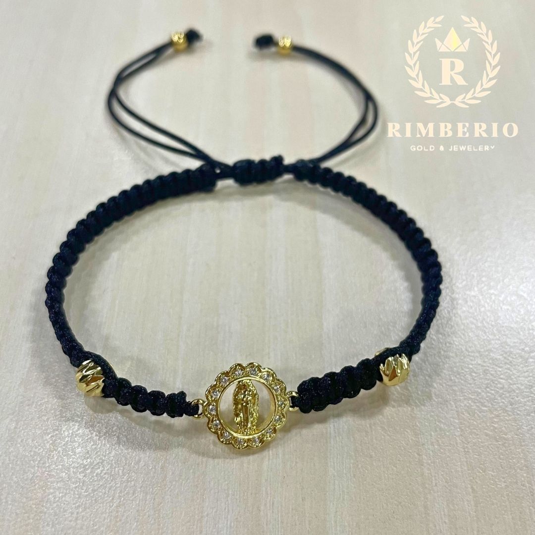 Pulsera Oro 18k laminado Virgen