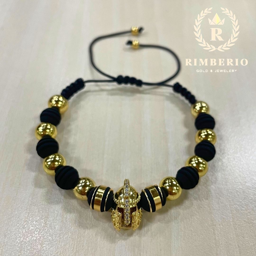 Pulsera Oro 18k laminado Guerrero