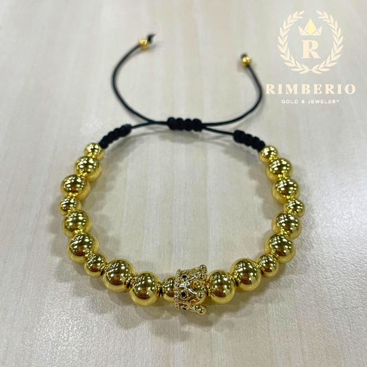 Pulsera Oro 18k laminado realeza