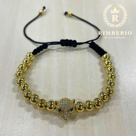 Pulsera Oro 18k laminado Jaguar